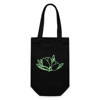 Tulip - Gift Bag for Bottles - black - Front