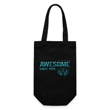 Awesome since 1996 Gift - Gift Bag for Bottles - black - Front