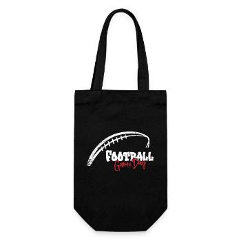 American Football Fan Shirt - Game Day Vintage - Geschenkbeutel für Flaschen - Schwarz - Vorne