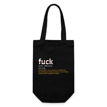 Unlucky Day Funny Quote - Gift Bag for Bottles - black - Front