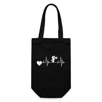 Motorcross Motorcyclist Motorcycle Motorcycle Fan - Gift Bag for Bottles - black - Front