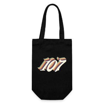 107ème anniversaire vintage - Sac à bouteille - noir - Devant