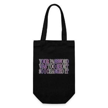 humor but i do computer science birthday present - Gift Bag for Bottles - black - Front