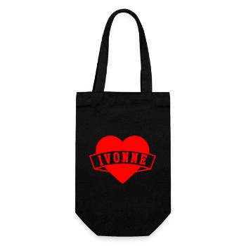 Ivonne - Gift Bag for Bottles - black - Front