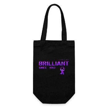 Brilliant since 1992 - Gift Bag for Bottles - black - Front