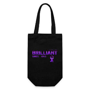 Brilliant since 1993 - Gift Bag for Bottles - black - Front