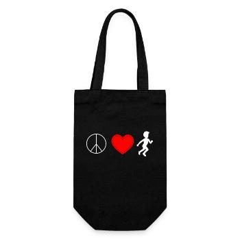 Florist Flower Plant Nature Gardener - Gift Bag for Bottles - black - Front