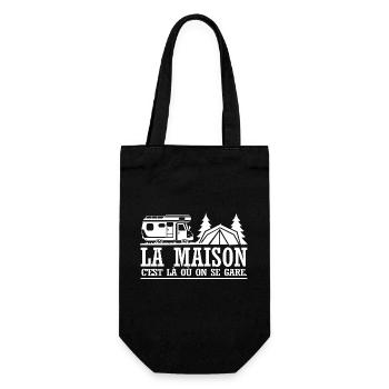 Drôle Camping Humour Camping Car - Sac à bouteille - noir - Devant