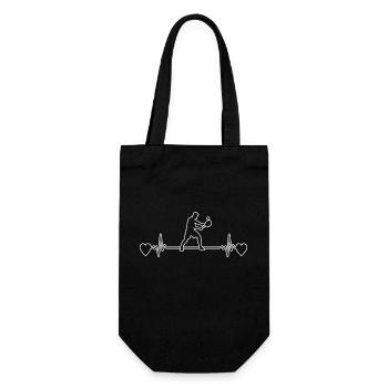 Tennis lovers Tennis Tennis players Tennis club - Gift Bag for Bottles - black - Front