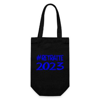 RETRAITE. BONNE RETRAITE. JOYEUSE RETRAITE. COEUR. - Sac à bouteille - noir - Devant