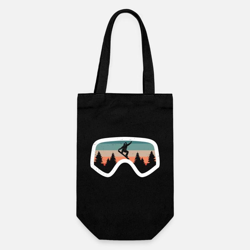 Lunettes de ski - Sac à bouteille - noir