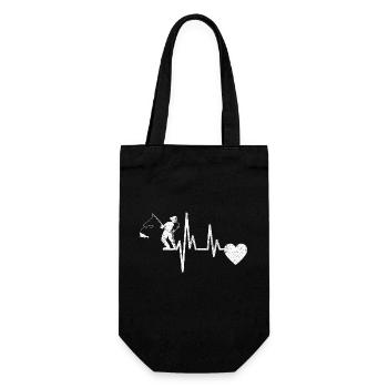 Fishing Fishing Fishing Fishing Fishing Hook - Gift Bag for Bottles - black - Front