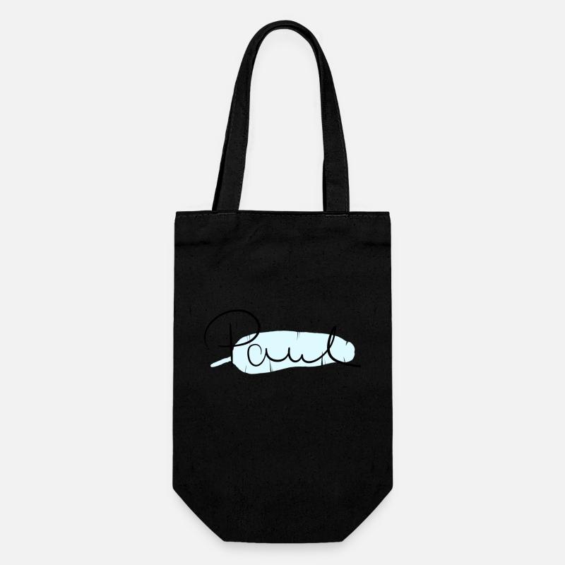 Paul - Gift Bag for Bottles - black