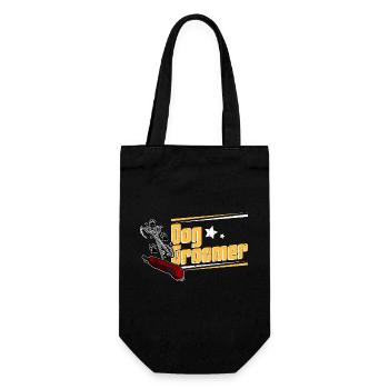 Hundepflege Schneiden Grooming Hunde Hundehalter - Geschenkbeutel für Flaschen - Schwarz - Vorne