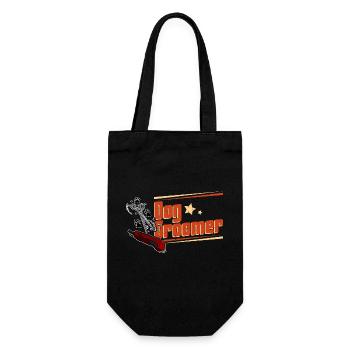 Hundepflege Schneiden Grooming Hunde Hundehalter - Geschenkbeutel für Flaschen - Schwarz - Vorne