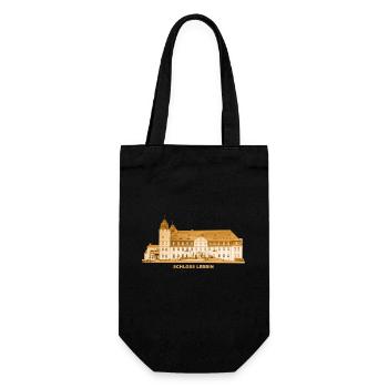 Lebbin Schloss Fleesensee Rügen Mecklenburg Baltic Sea - Gift Bag for Bottles - black - Front