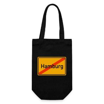 Hamburg ortsausgang - Gift Bag for Bottles - black - Front
