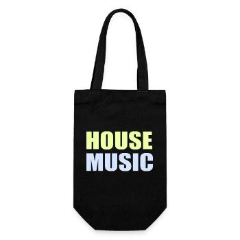 House - Geschenkbeutel für Flaschen - Schwarz - Vorne