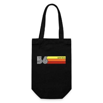 1956 Anniversaire né en 1956 Retro Vintage - Sac à bouteille - noir - Devant