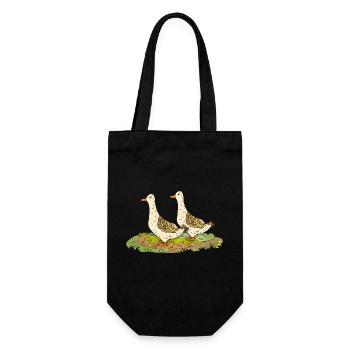 Duck - Gift Bag for Bottles - black - Front