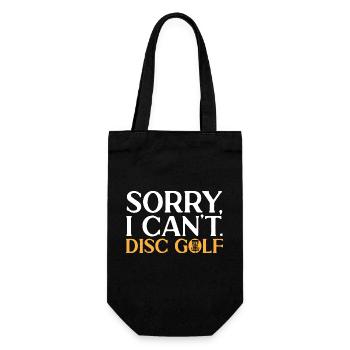 Discgolf Disc Golf Frisbee - Gift Bag for Bottles - black - Front