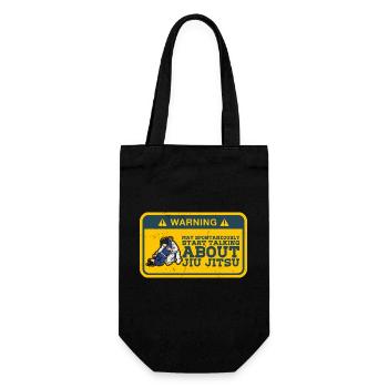 Brazilian Jiu-Jitsu BJJ Girls Sports - Gift Bag for Bottles - black - Front