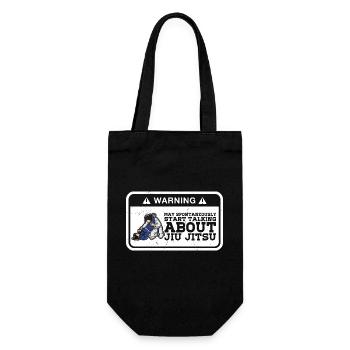 Brazilian Jiu-Jitsu BJJ Girls Sports - Gift Bag for Bottles - black - Front