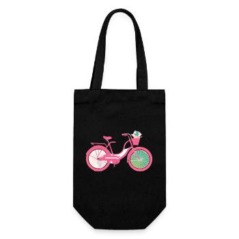 Cycling Cycling Cyclists Cyclists Cycling - Gift Bag for Bottles - black - Front
