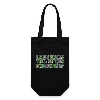 drôles dictons happy sci fi anniversaire cadeau idée - Sac à bouteille - noir - Devant