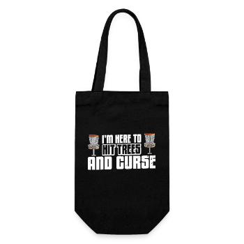 Frisbee Discgolf Disc Golf Sport Throwing - Gift Bag for Bottles - black - Front