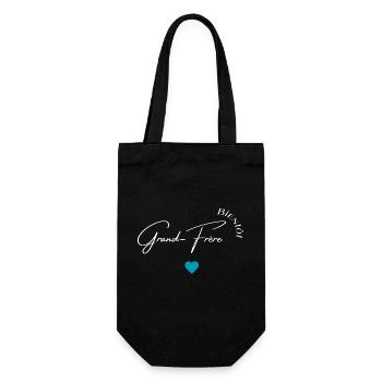 Bientôt grand frère - Sac à bouteille - noir - Devant