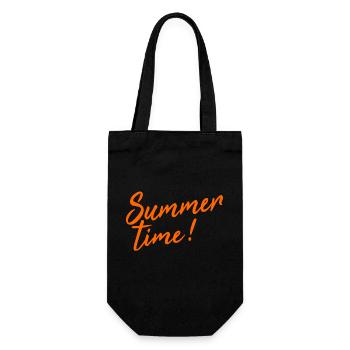 Heure d'été! - Sac à bouteille - noir - Devant