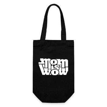 Maman est Wow meilleure maman meilleure mère - Sac à bouteille - noir - Devant