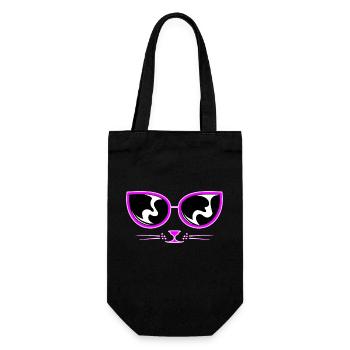Je te vois! - Sac à bouteille - noir - Devant