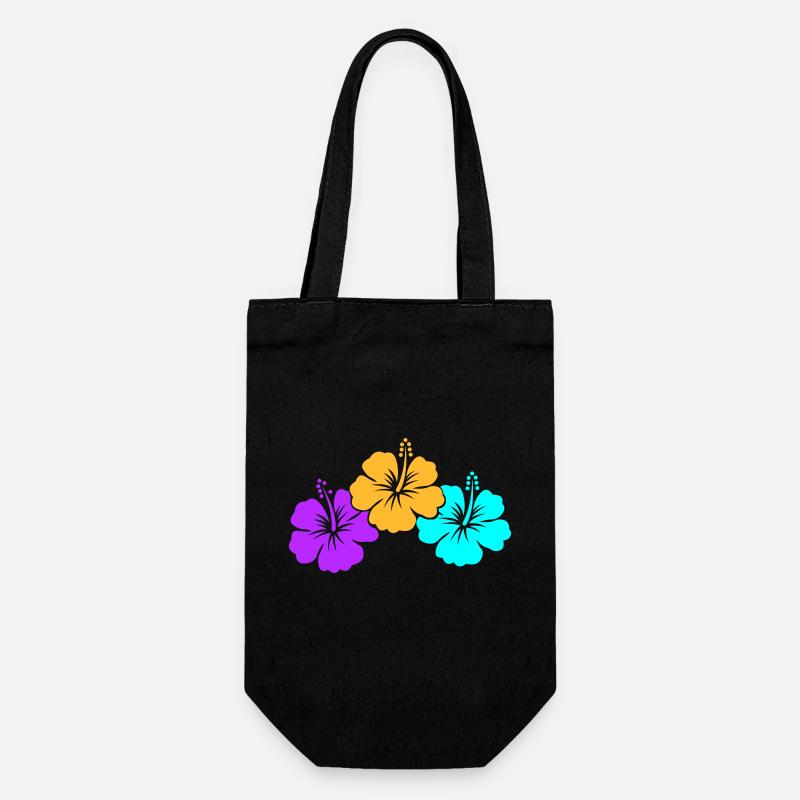 hibiscus - Sac à bouteille - noir