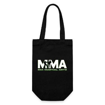 MMA Logo - Geschenkbeutel für Flaschen - Schwarz - Vorne