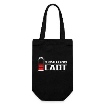 Fußballprofi Lädt - Geschenkbeutel für Flaschen - Schwarz - Vorne