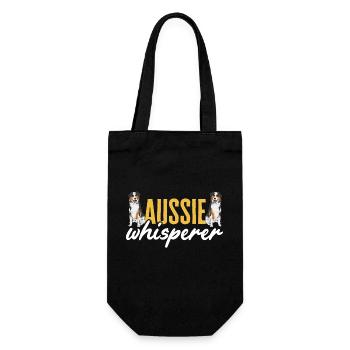 Miniature Australian Shepherd - Gift Bag for Bottles - black - Front