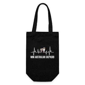 Miniature Australian Shepherd - Gift Bag for Bottles - black - Front