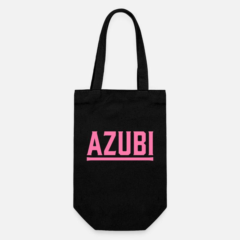Azubi Tshirt 4 23 rosa - Geschenkbeutel für Flaschen - Schwarz
