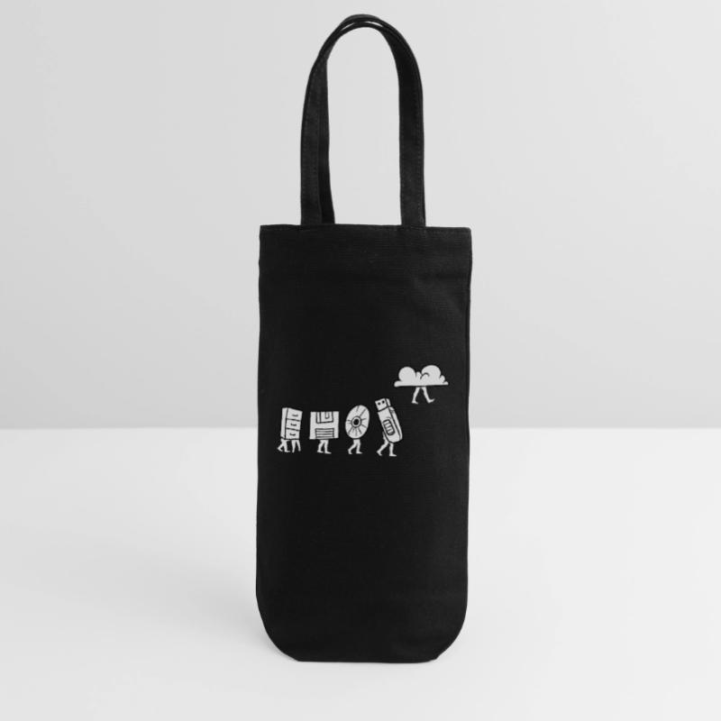 Informatiker Programmierer Computer Internet Cloud Geschenkbeutel für Flaschen