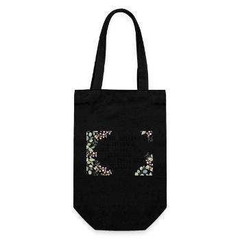 MAMA - Geschenkbeutel für Flaschen - Schwarz - Vorne