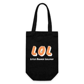 LOL - Petite sucette orange - Sac à bouteille - noir - Devant