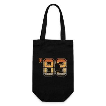 Year 1983 - '83 - Gift Bag for Bottles - black - Front
