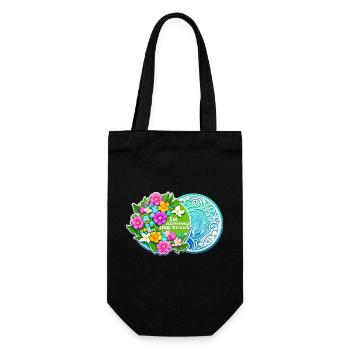 In summer we trust - Gift Bag for Bottles - black - Front
