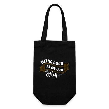 Being Good At My Job Is Key Lockpicker Locksmith - Geschenkbeutel für Flaschen - Schwarz - Vorne