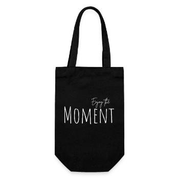Profitez du moment présent - Sac à bouteille - noir - Devant