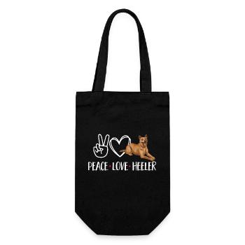 Australian Cattle Dog Red Blue Heeler - Gift Bag for Bottles - black - Front