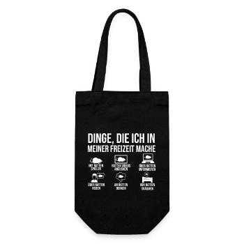 Nagetier Ratte Ratten - Geschenkbeutel für Flaschen - Schwarz - Vorne