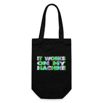 health informatics specialist shirts gift idea - Geschenkbeutel für Flaschen - Schwarz - Vorne